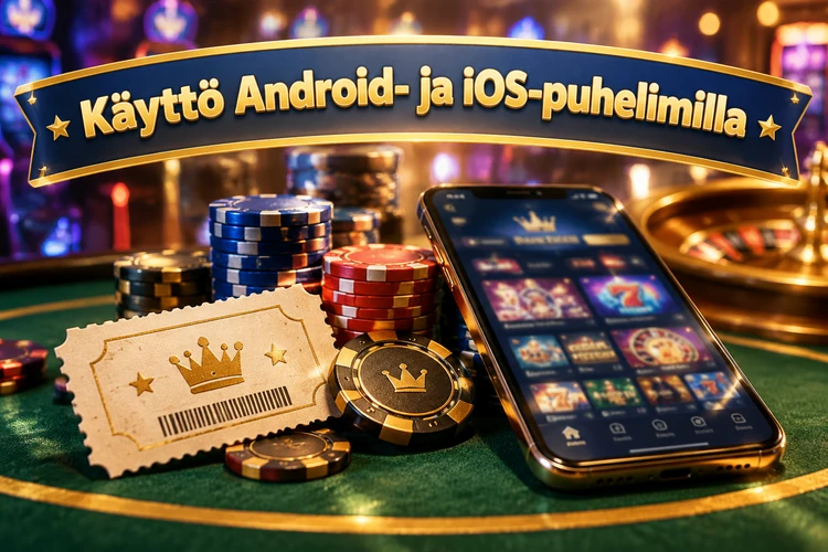 Käyttö Android- ja iOS-puhelimilla