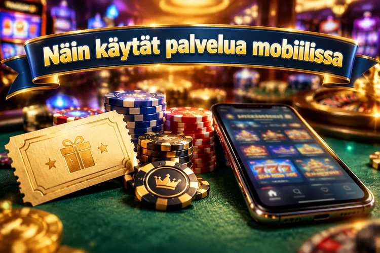 Näin käytät palvelua mobiilissa