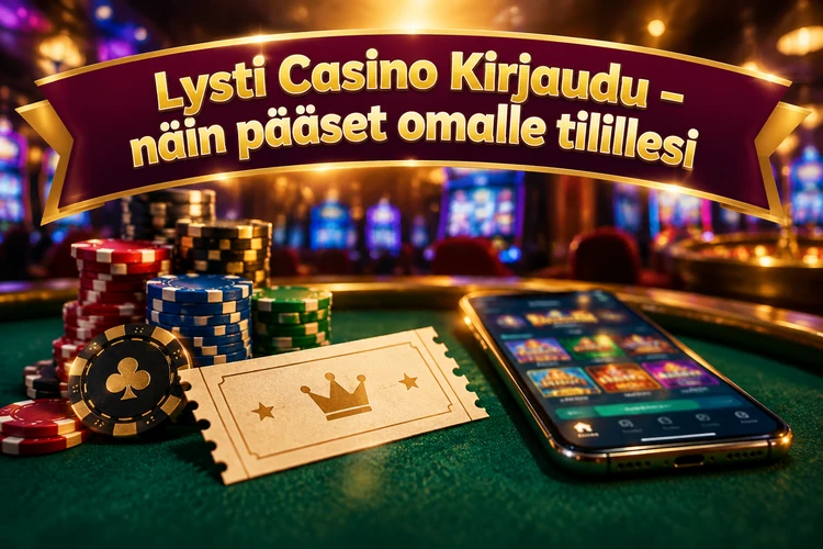 Lysti Casino Kirjaudu - näin pääset omalle tilillesi